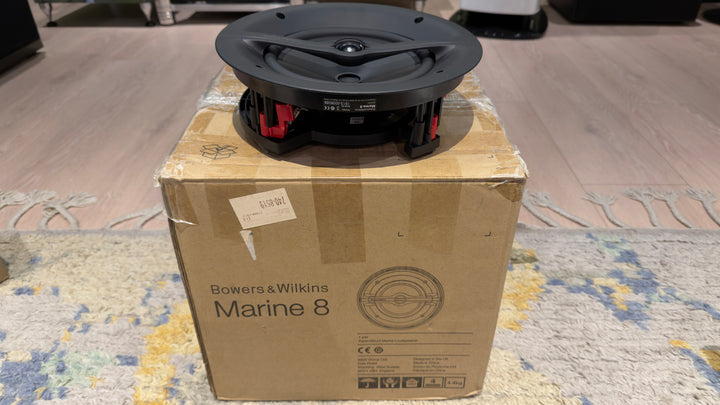 B&W Bowers and Wilkins Marine 8 Single Speaker with Grill EXCELLENT