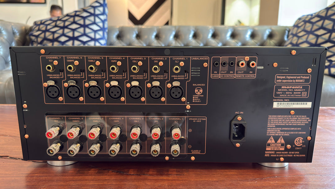 Marantz MM8077 7-Channel Power Amplifier Serial AMT27240505211 EXCELLENT