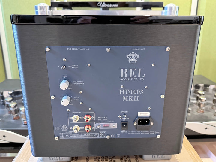 REL Acoustics HT/1003 MKII Subwoofer in Gloss Black w Box EXCELLENT