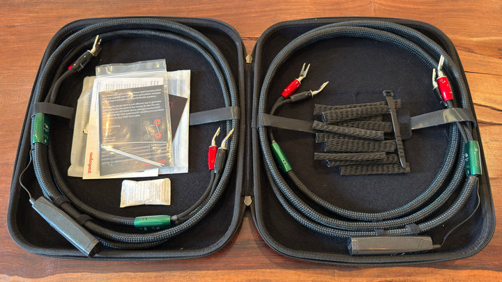 AudioQuest Robin Hood ZERO Speaker Cables 8ft / 2.5M EXCELLENT