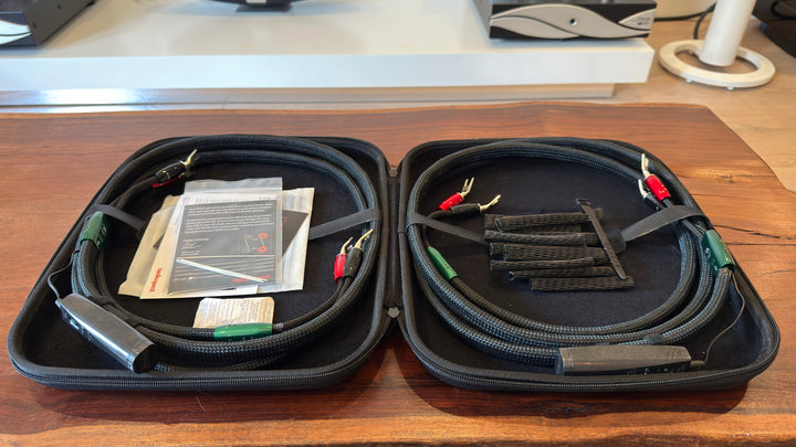 AudioQuest Robin Hood ZERO Speaker Cables 8ft / 2.5M EXCELLENT