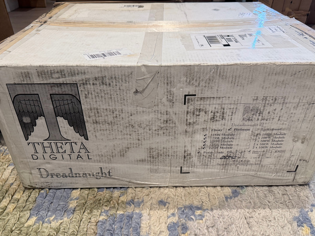 Theta Digital Dreadnaught II 5-Channel Power Amplifier in Silver w Box EXCELLENT