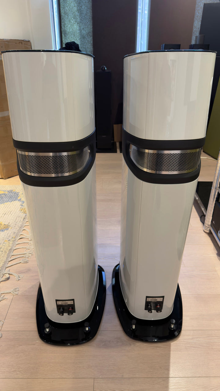 Focal Sopra N3 Full Range Speakers in Gloss White with Grills EXCELLENT