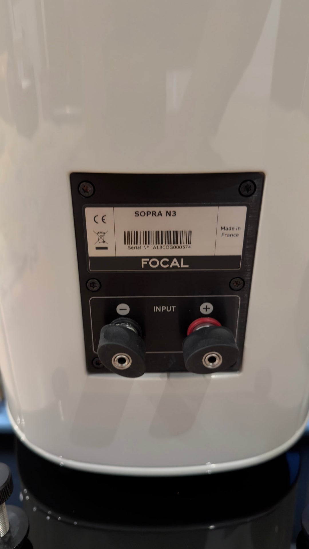 Focal Sopra N3 Full Range Speakers in Gloss White with Grills EXCELLENT