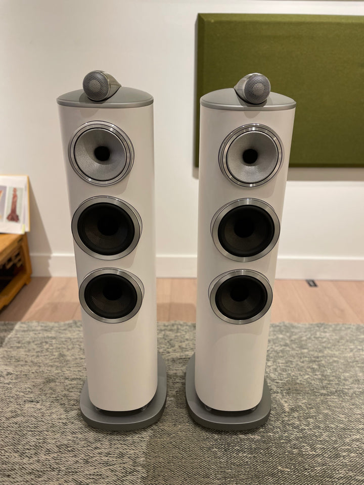 B&W Bowers & Wilkins 804 D4 Full Range Speakers White EXCELLENT