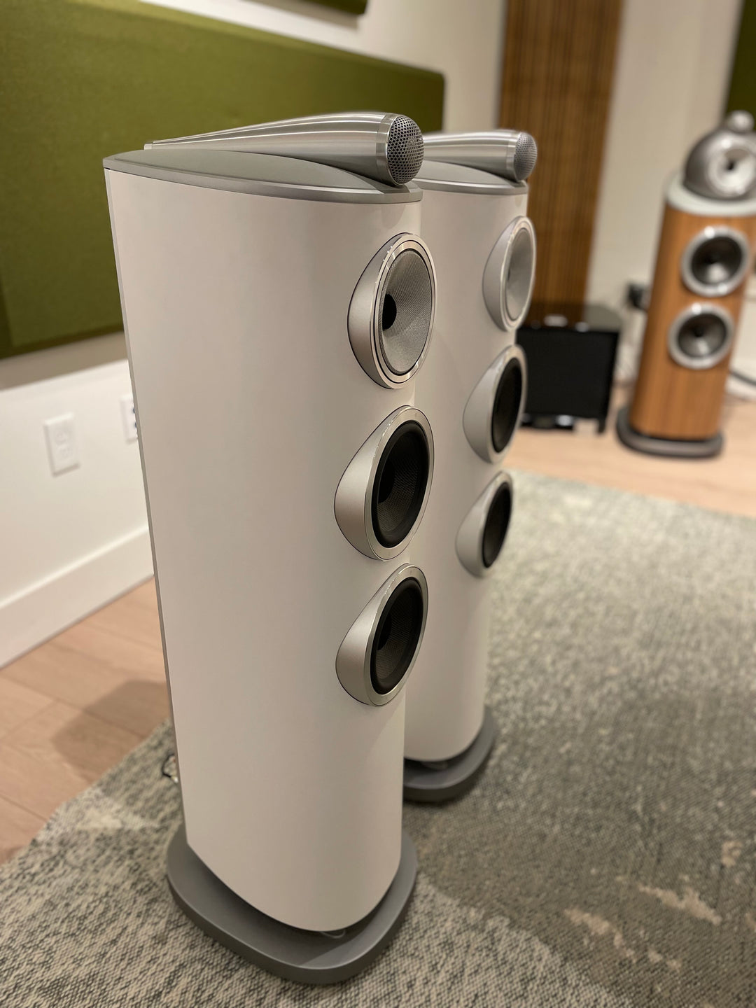 B&W Bowers & Wilkins 804 D4 Full Range Speakers White EXCELLENT