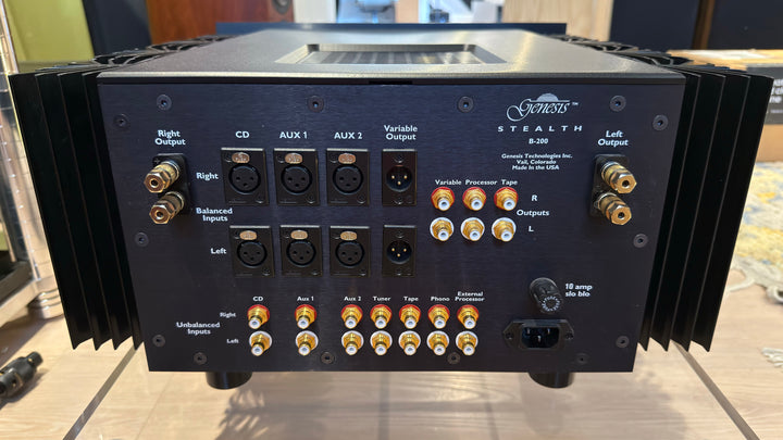 Genesis Stealth B-200 Integrated Power Amplifier in Black EXCELLENT