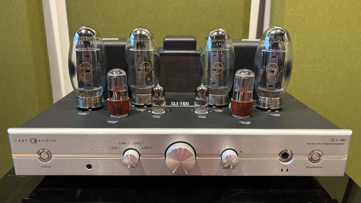 Cary Audio SLI-100 Vacuum Tube Integrated Amplifier in Silver EXCELLENT