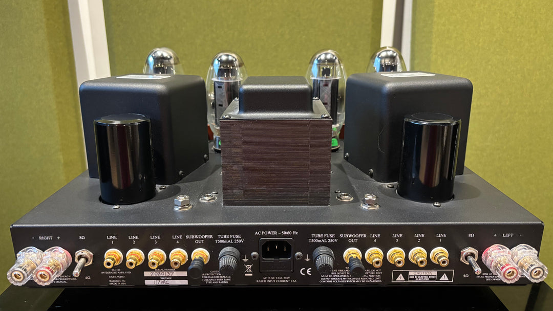 Cary Audio SLI-100 Vacuum Tube Integrated Amplifier in Silver EXCELLENT