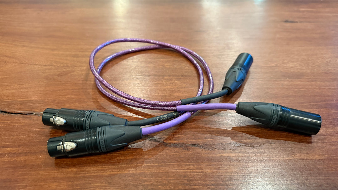 Nordost Purple Flare XLR Pair 0.7m Balanced Interconnect Cables EXCELLENT