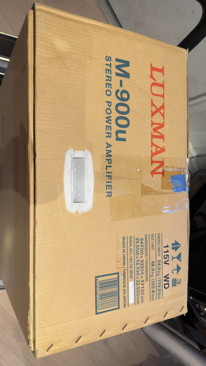 Luxman M-900u Stero Power Amplifier in Silver with Box EXCELLENT