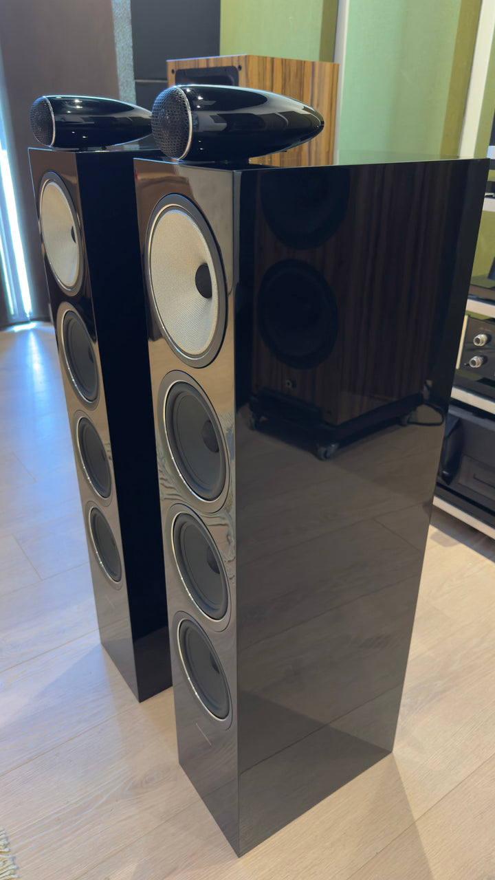 B&W Bowers & Wilkins 702 S2 Full Range Speakers Gloss Black EXCELLENT