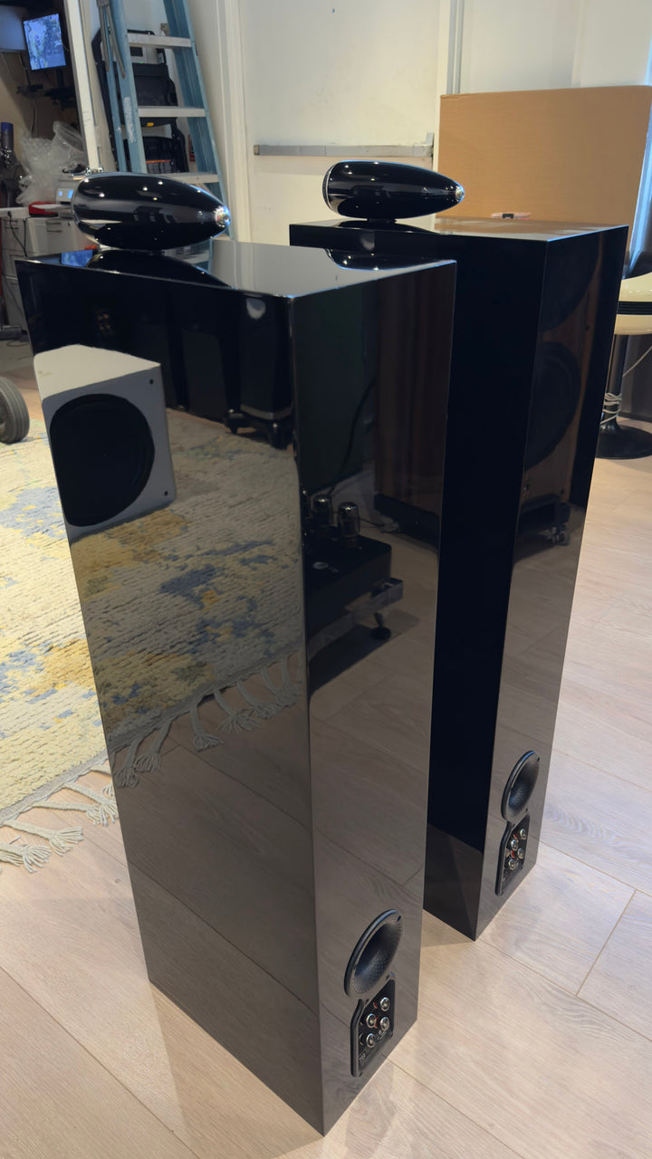 B&W Bowers & Wilkins 702 S2 Full Range Speakers Gloss Black EXCELLENT