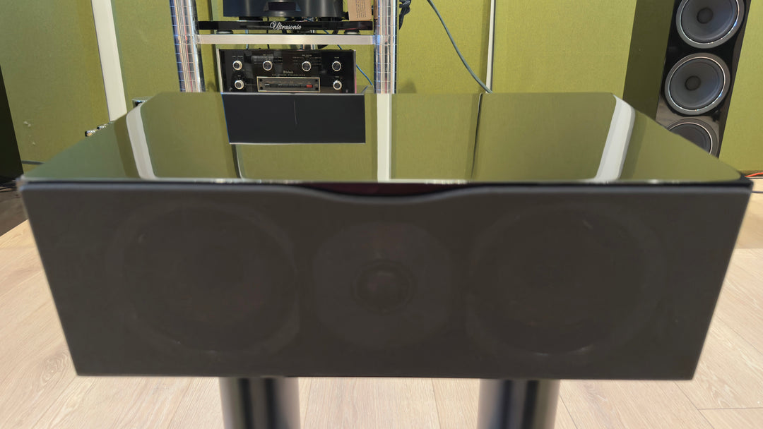 B&W Bowers & Wilkins CM Centre Center Channel Speaker Gloss Black EXCELLENT