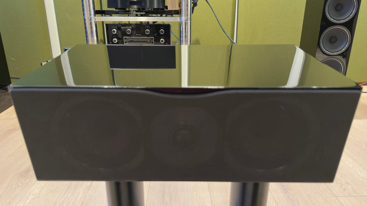 B&W Bowers & Wilkins CM Centre Center Channel Speaker Gloss Black EXCELLENT