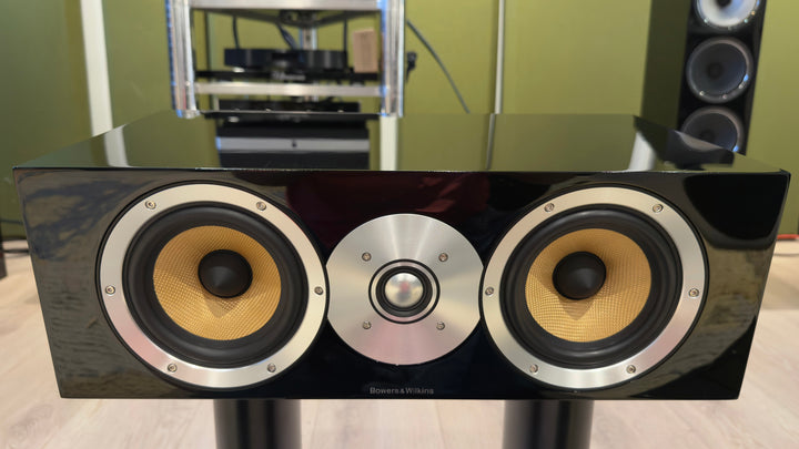 B&W Bowers & Wilkins CM Centre Center Channel Speaker Gloss Black EXCELLENT