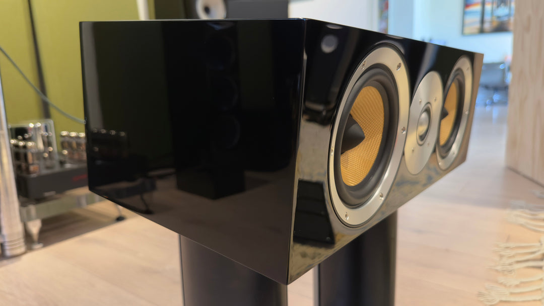 B&W Bowers & Wilkins CM Centre Center Channel Speaker Gloss Black EXCELLENT
