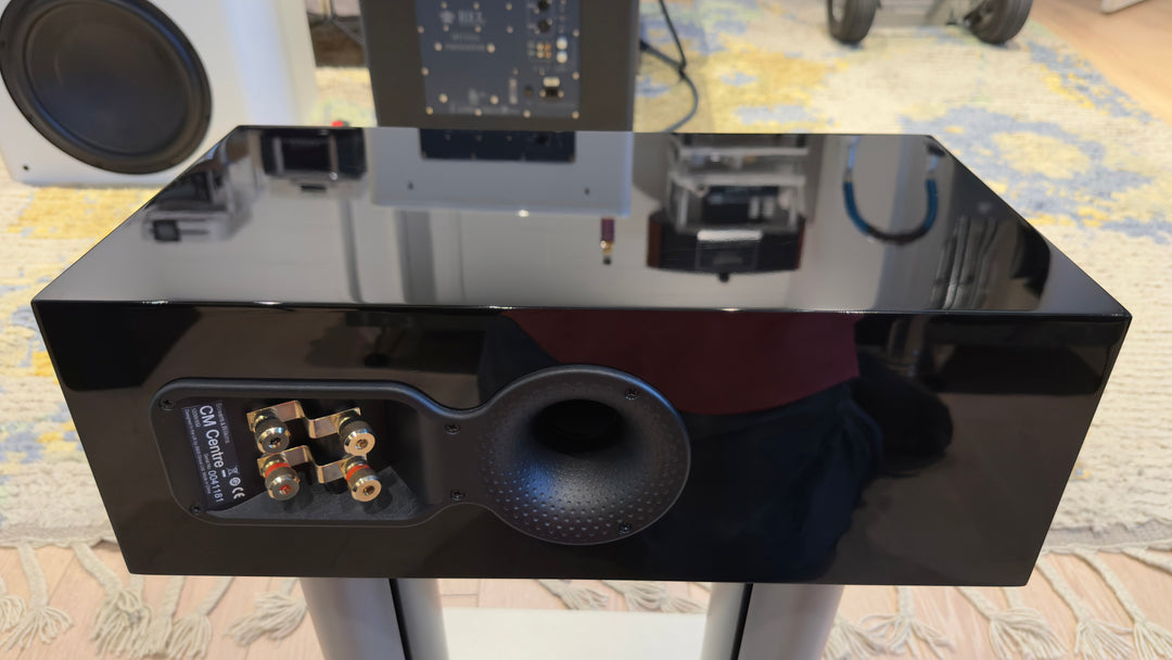B&W Bowers & Wilkins CM Centre Center Channel Speaker Gloss Black EXCELLENT