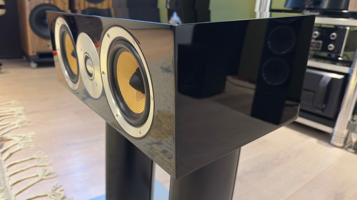B&W Bowers & Wilkins CM Centre Center Channel Speaker Gloss Black EXCELLENT