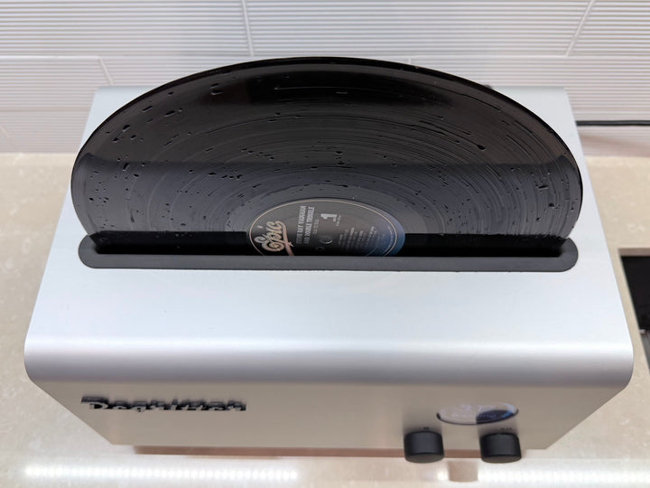 Degritter Mark I Ultrasonic Record LP Cleaner in Silver w Box EXCELLENT