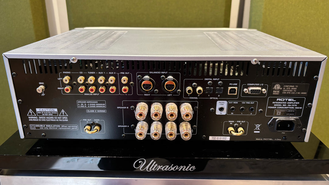 Rotel RA-1570 Integrated Amplifier in Silver EXCELLENT