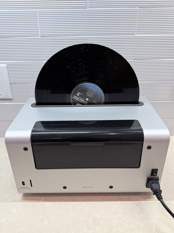 Degritter Mark I Ultrasonic Record LP Cleaner in Silver w Box EXCELLENT