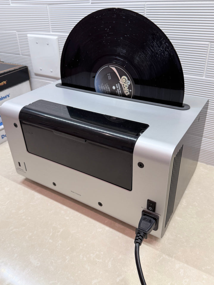 Degritter Mark I Ultrasonic Record LP Cleaner in Silver w Box EXCELLENT