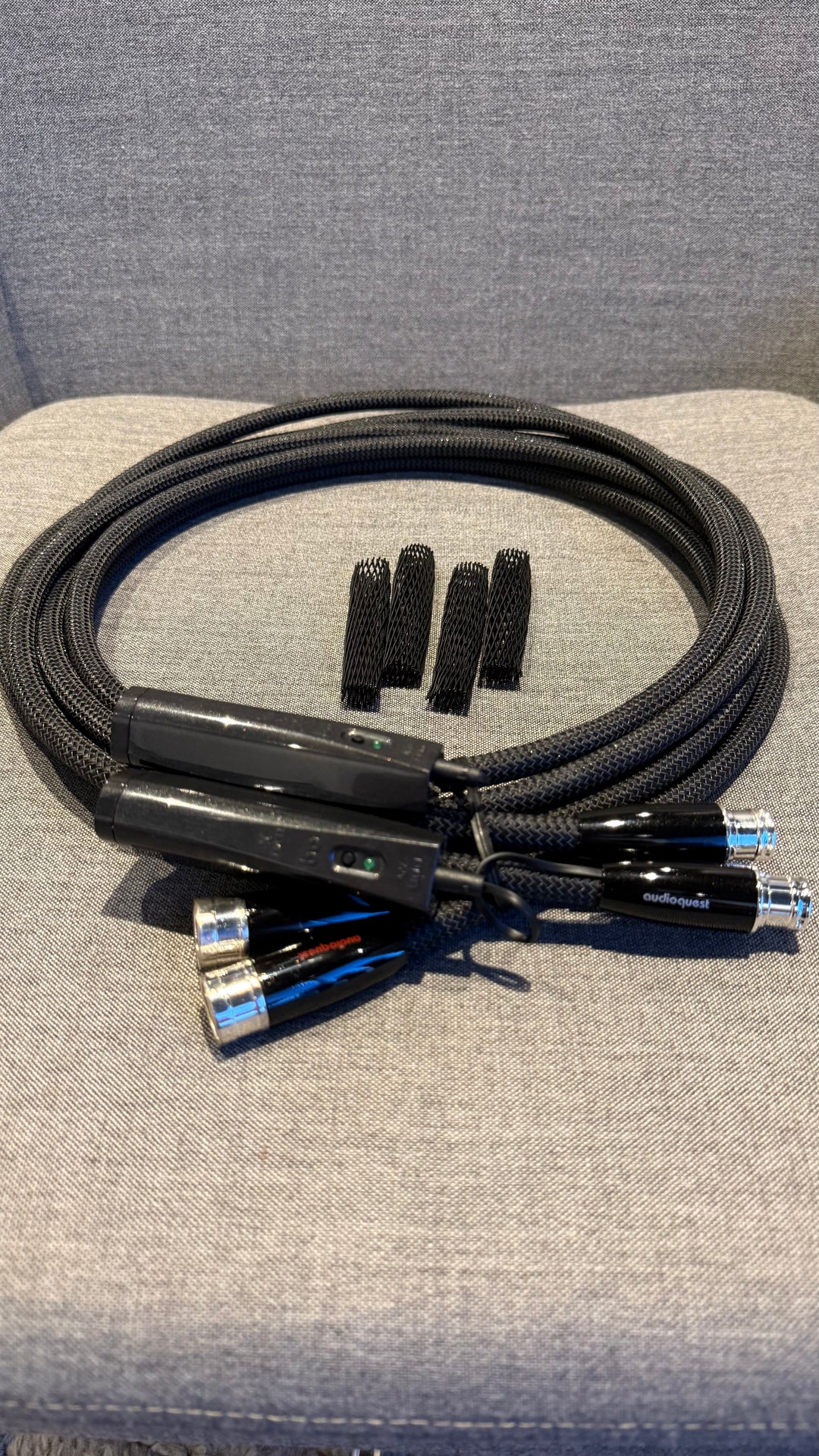 Audioquest Wind XLR 2.5M Interconnect Cables EXCELLENT