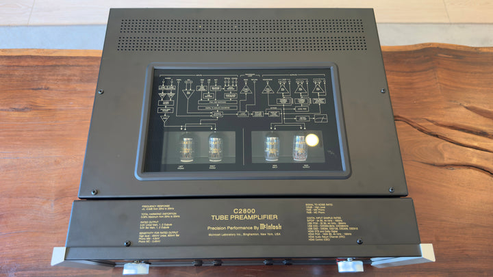 McIntosh C2800 Tube Preamplifier with Remote & Box EXCELLENT