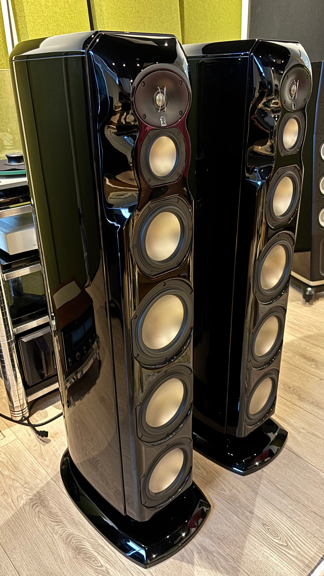 Revel Ultima Salon 2 Salon2 Full Range Speakers in Gloss Black EXCELLENT