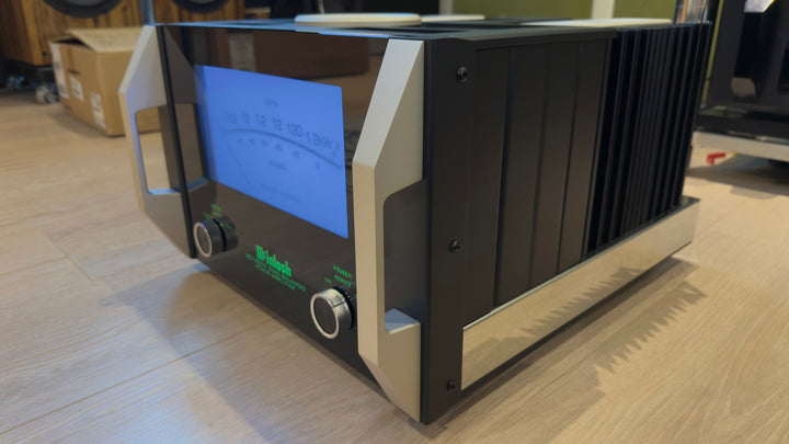 McIntosh MC1.25KW 1-Channel Solid State Amplifier Monoblock Pair with Boxes MINT