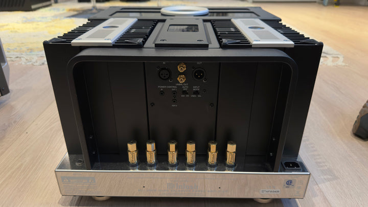 McIntosh MC1.25KW 1-Channel Solid State Amplifier Monoblock Pair with Boxes Serial AFW3406 & AFW3408 EXCELLENT