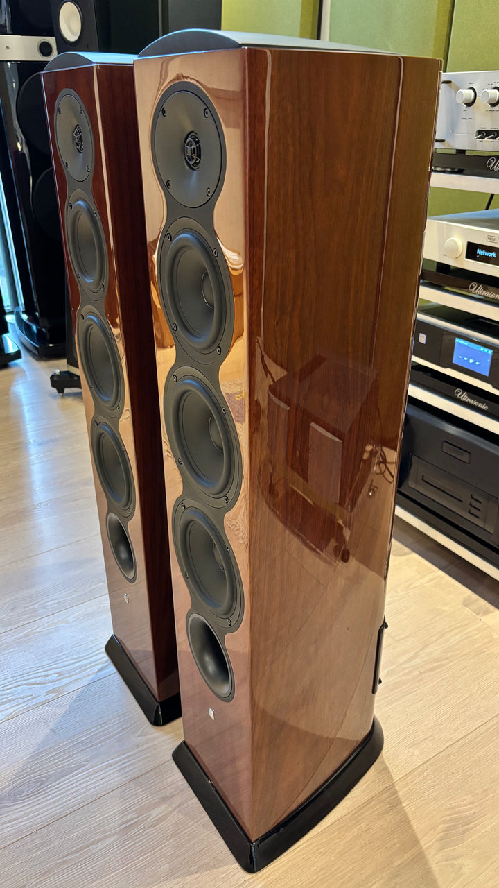 Revel Performa3 F206 3-Way Floorstanding Full-Range Tower Speakers in Walnut Gloss EXCELLENT