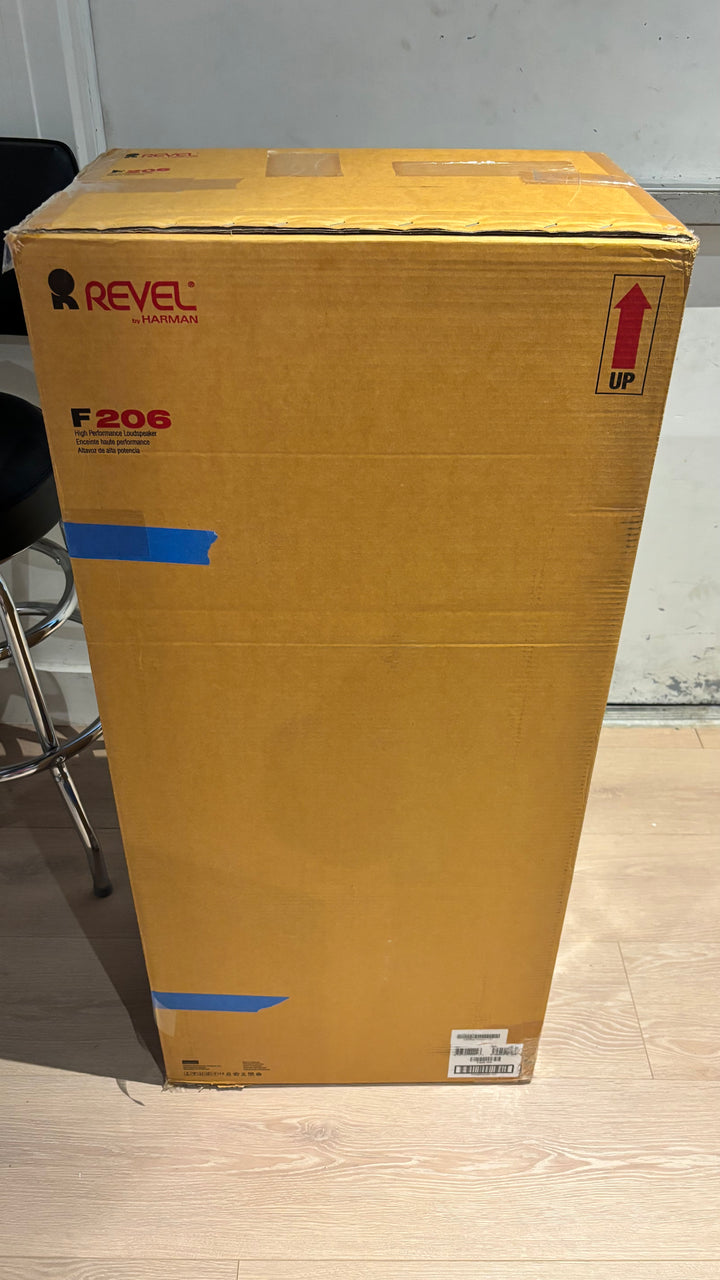 Revel Performa3 F206 3-Way Floorstanding Full-Range Tower Speakers in Walnut Gloss EXCELLENT