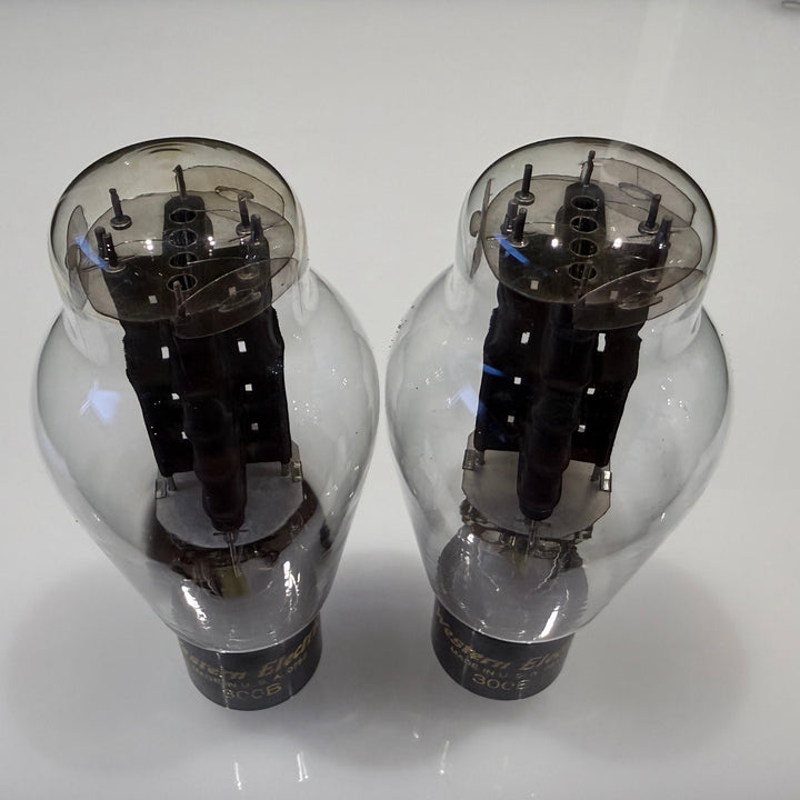 Western Electric 300B Vacuum Tubes NOS Matched Pair Tested Spec. 87/58 86/58 SN-0752/0813