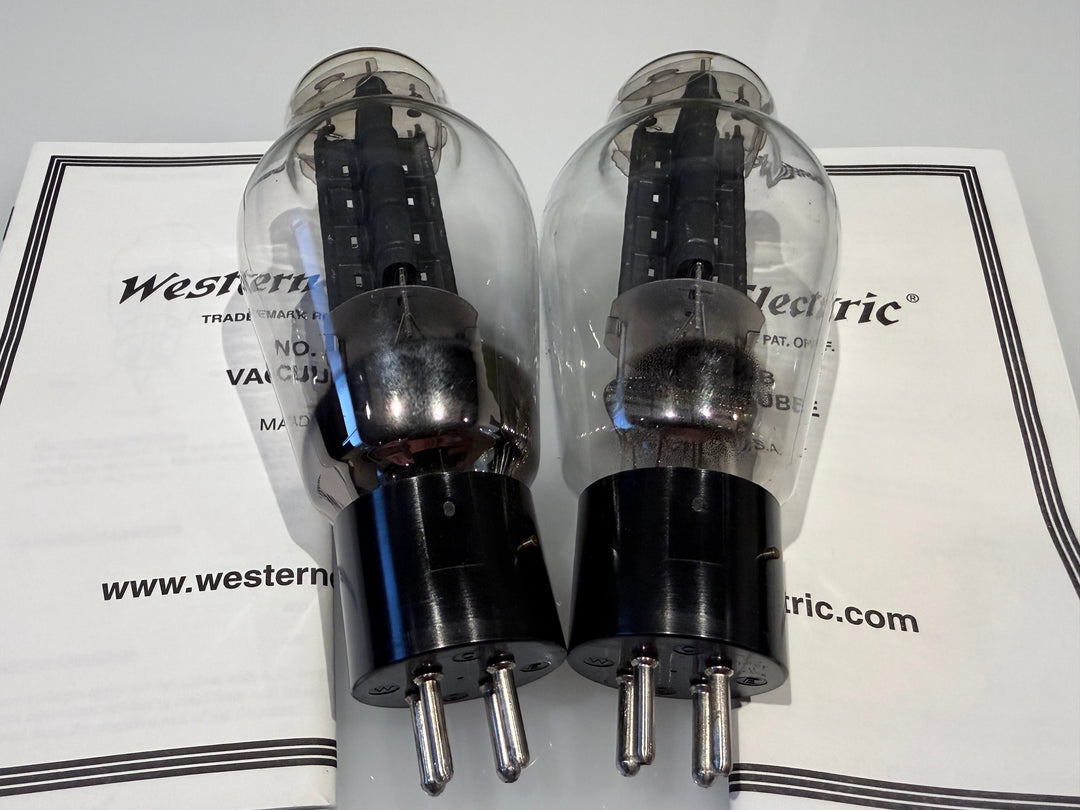 Western Electric 300B Vacuum Tubes NOS Matched Pair Tested Spec. 87/58 86/58 SN-0752/0813