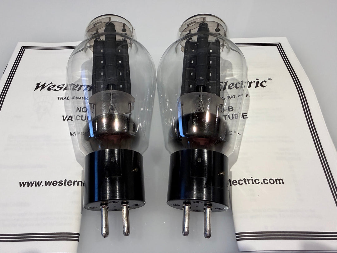 Western Electric 300B Vacuum Tubes Match Pair NOS Tested Spec 87/58 87/58 SN.0752 0752