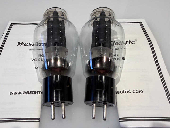Western Electric 300B Vacuum Tubes Match Pair NOS Tested Spec 87/58 87/58 SN.0752 0752