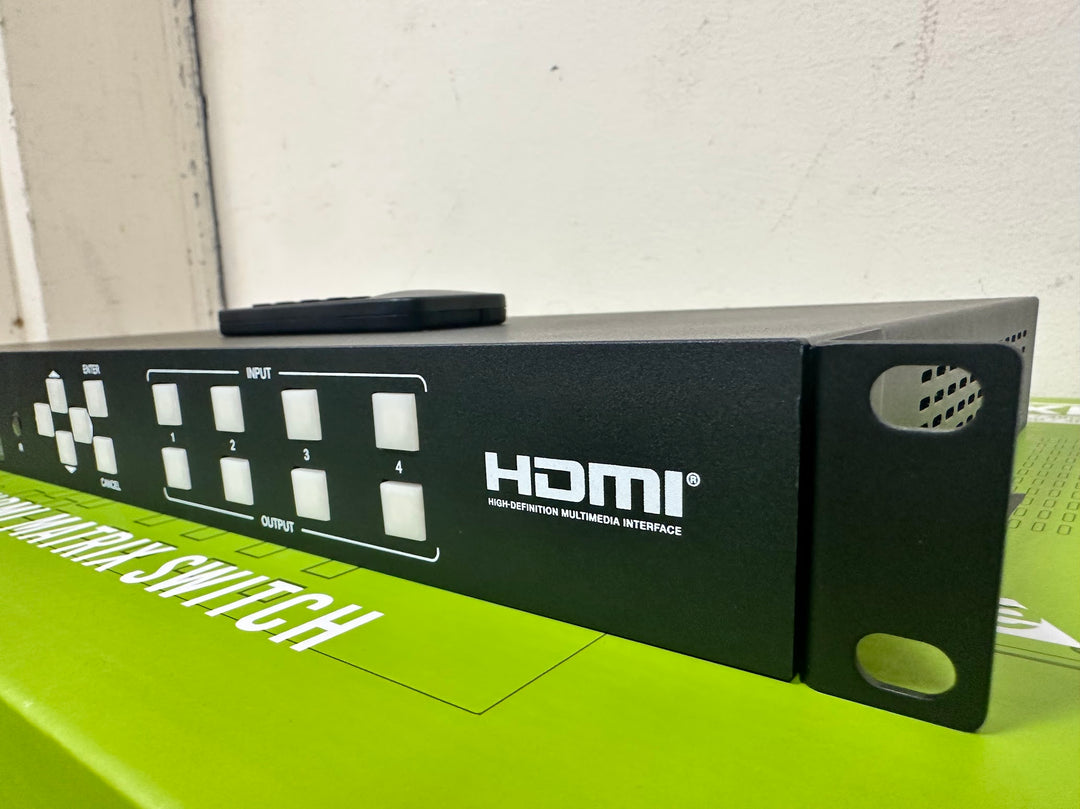 AVPro Edge AC-MX-44X Matrix Video Switcher 48Gbps 8K60 / 4K120 with Box & Remote NEW