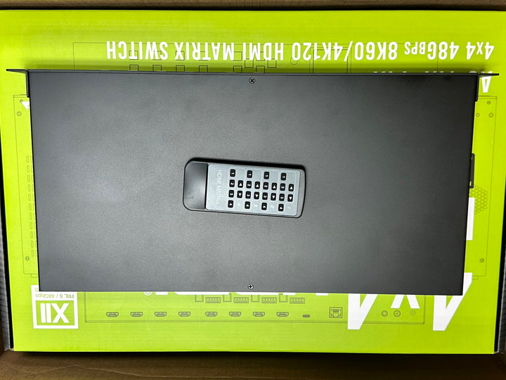 AVPro Edge AC-MX-44X Matrix Video Switcher 48Gbps 8K60 / 4K120 with Box & Remote NEW