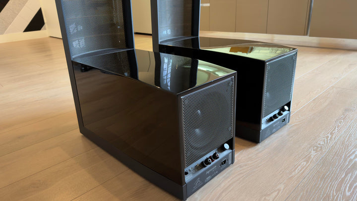 Martin Logan Impression ESL 11A Full Range Speakers in Black w Box EXCELLENT
