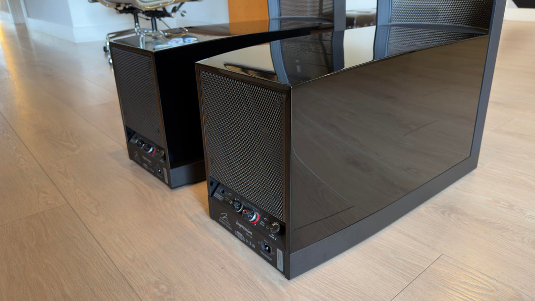 Martin Logan Impression ESL 11A Full Range Speakers in Black w Box EXCELLENT