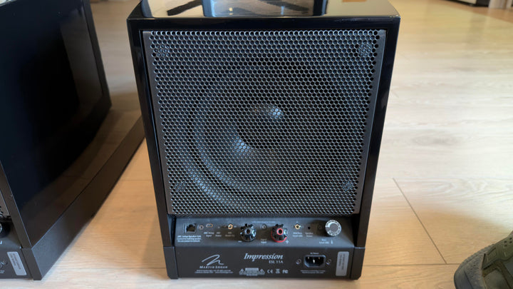Martin Logan Impression ESL 11A Full Range Speakers in Black w Box EXCELLENT