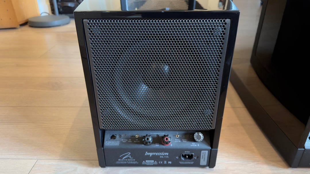 Martin Logan Impression ESL 11A Full Range Speakers in Black w Box EXCELLENT