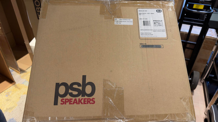 PSB Synchrony T800 Full Range Speakers in Gloss Black w Box EXCELLENT