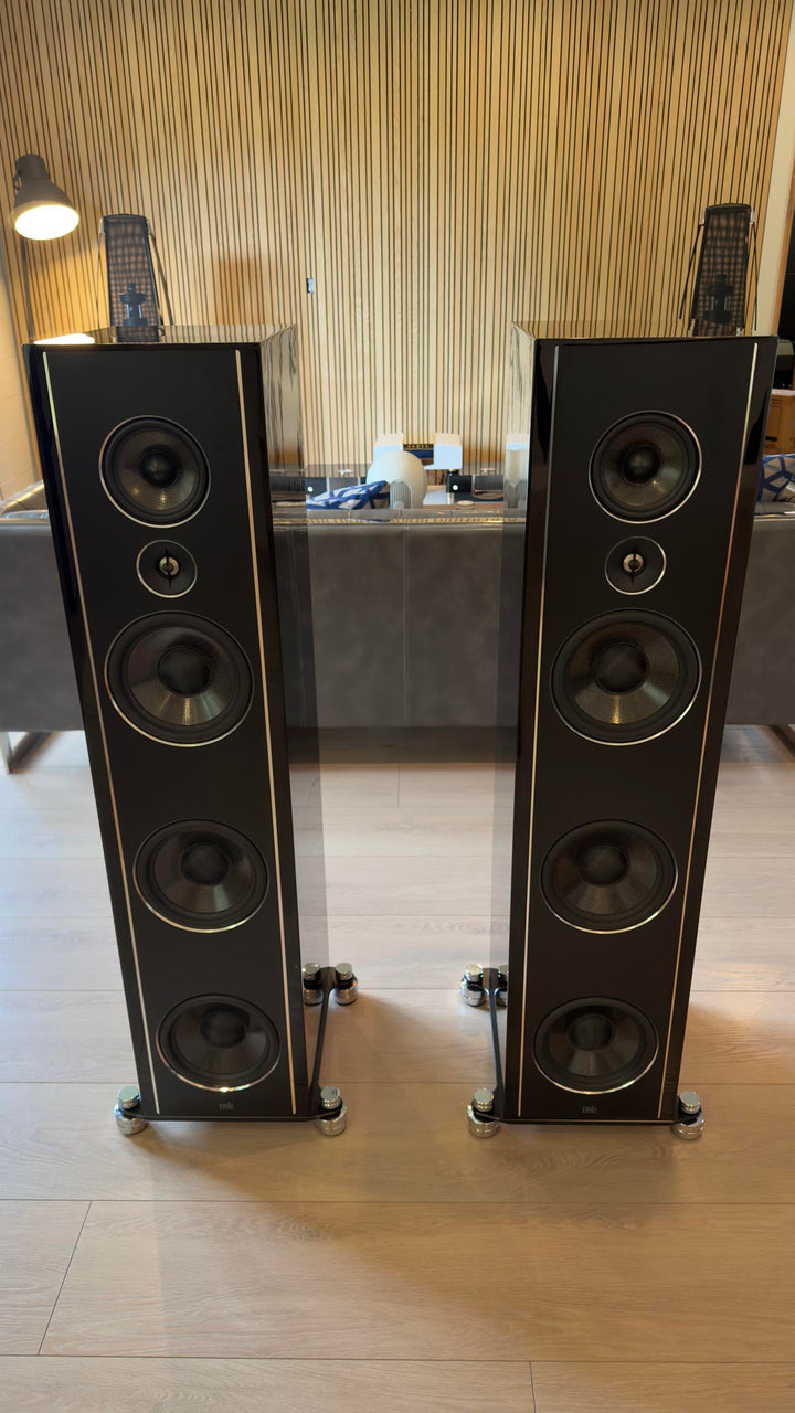 PSB Synchrony T800 Full Range Speakers in Gloss Black w Box EXCELLENT