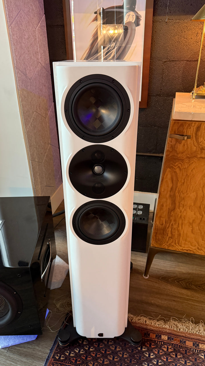 Perlisten S5t Full Range Speakers in White EXCELLENT