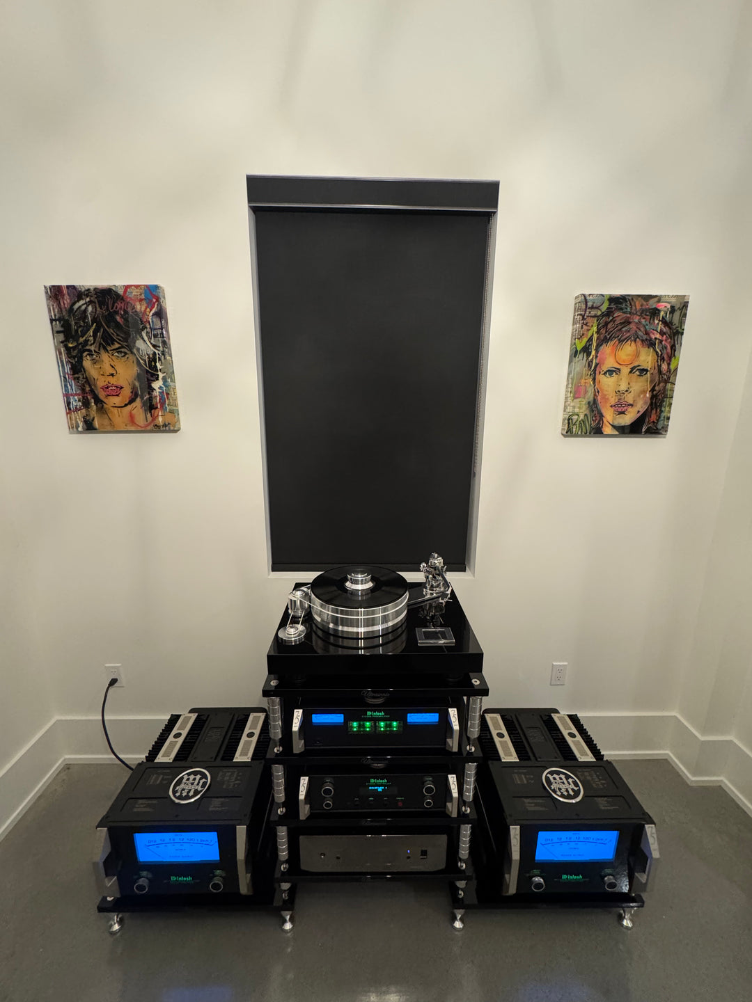 McIntosh MC1.25KW 75th Anniversary Pair of Monoblock Amplifiers & C12000 75th Anniversary Preamplifier (3 Total Units) EXCELLENT