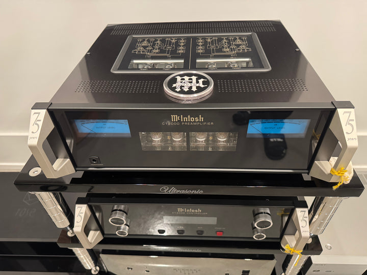 McIntosh MC1.25KW 75th Anniversary Pair of Monoblock Amplifiers & C12000 75th Anniversary Preamplifier (3 Total Units) EXCELLENT