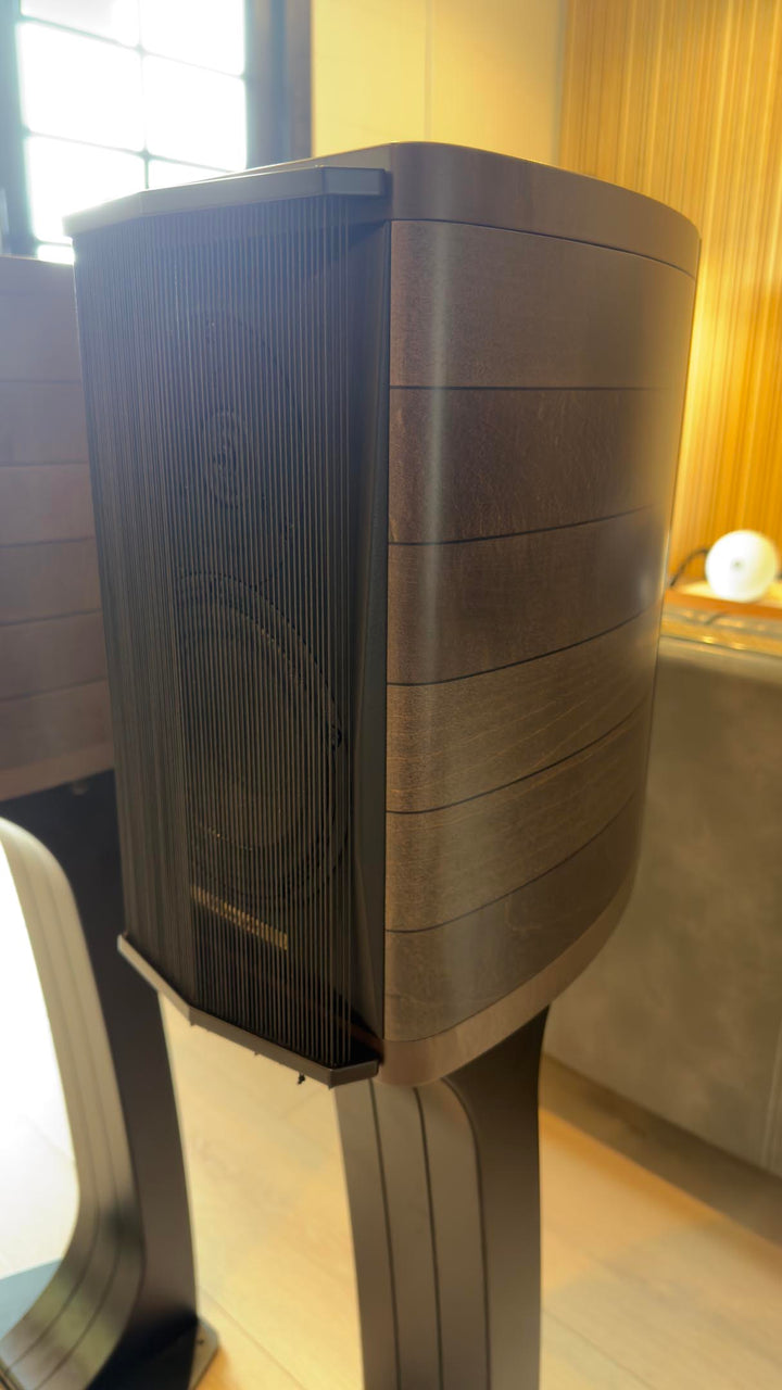 Sonus Faber Auditor M Bookshelf Speakers in Maple Graphite Gray w Stands & Box EXCELLENT